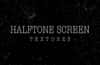 Black Halftone Screen Textures