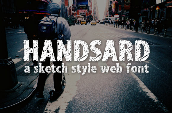 Handsard - A Sketch Style Web Font