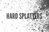 Hard Splatters Photoshop Brush