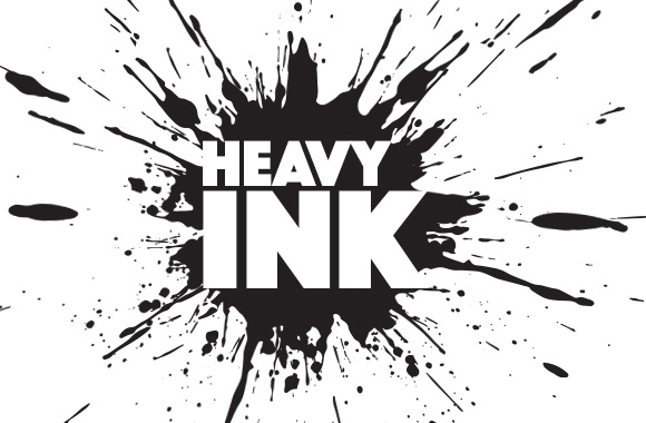 Heavy Ink Splatters