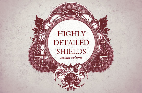 Highly detailed shields vol2