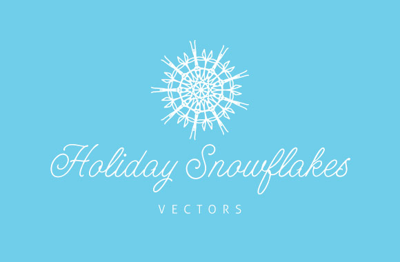 20 Vector Holiday Snowflakes