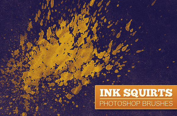 Ink Squirts PS Brushes