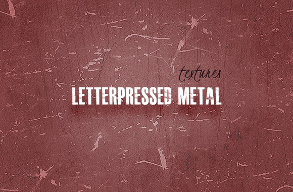 Seamless Letterpress Metal Textures