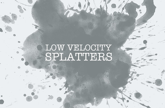 Low Velocity Splatter Brushes