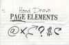 Hand Drawn Page Elements
