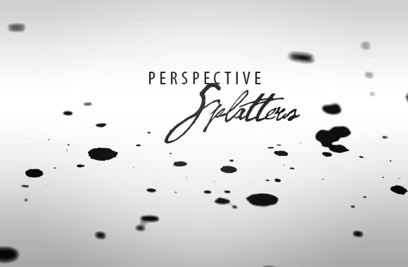 Perspective Splatters Brush Set