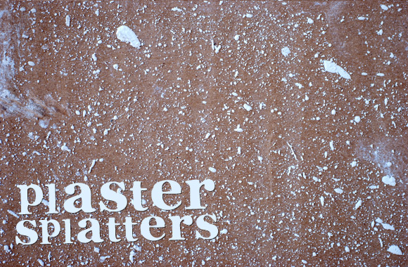 Plaster Splatters - Brushes, Vectors & Textures