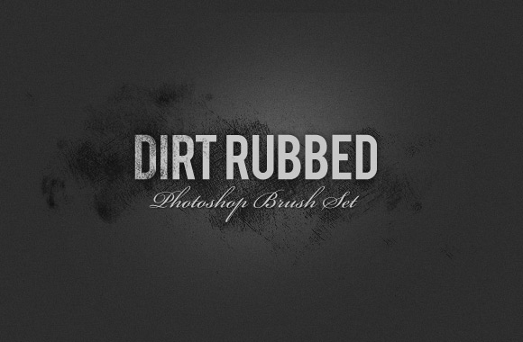 Rubbed Dirt - Photoshop Brush Set