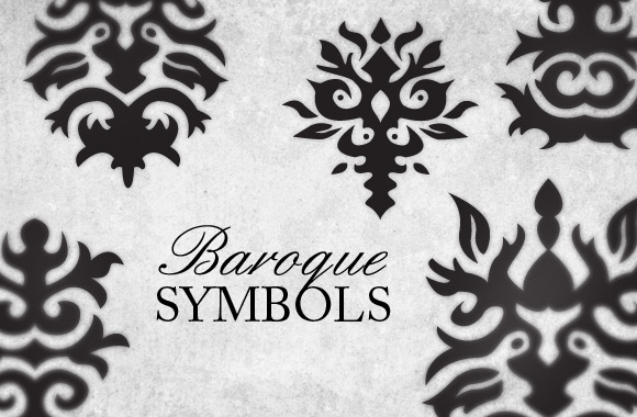 Baroque Symbols Vector Pack