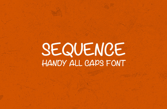 Sequence - A Free Handy All Caps Font Face
