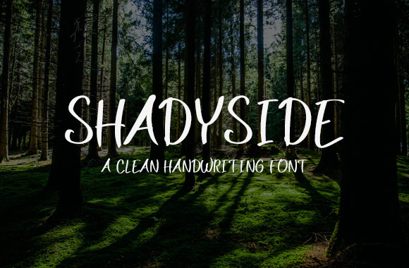 Shadyside Handwriting Font