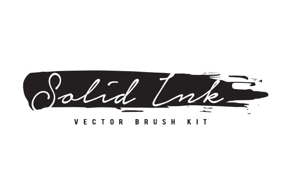 Solid Ink Vector Brushes