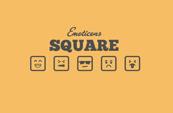 Square Vector Emoticons - Vol 2
