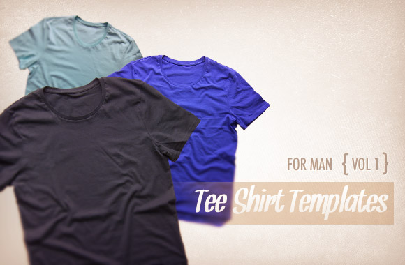 Men Tee Shirt Templates Vol1