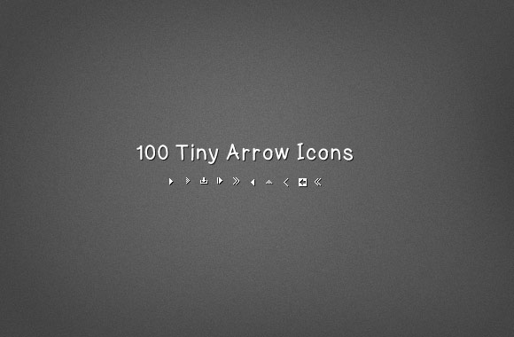 100 Tiny Vector Arrow Icons