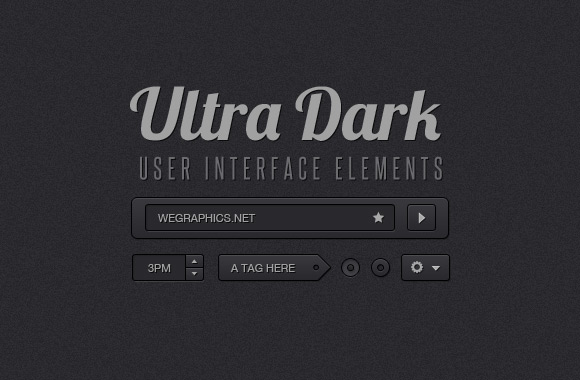 Ultra Dark UI Kit