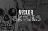 Hand Drawn Vector Skulls Vol. 2