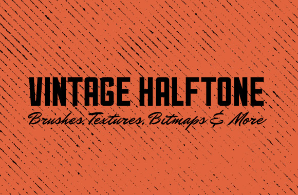 Vintage Halftone - Brushes, Textures and More