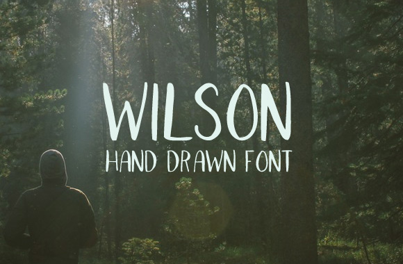 Wilson - Hand Drawn Font