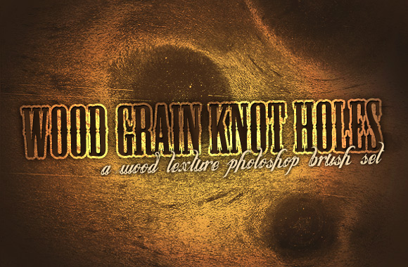 Wood Grain Knot Holes