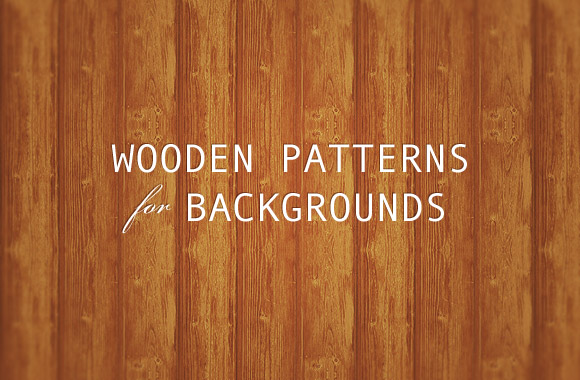 Wooden patterns for backgrounds