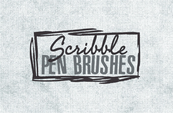 50 Scribble Pen Art Brushes