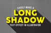 Easily Make a Long Shadow Text Effect in Illustrator