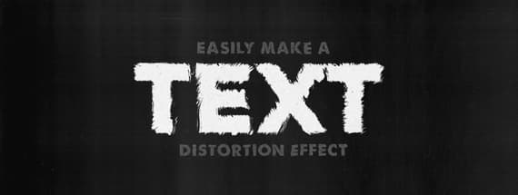 Easily Make a Text Distortion Effect in Photoshop