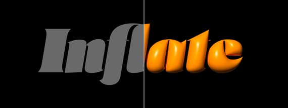 Easily Make an Inflated Text Effect in Illustrator
