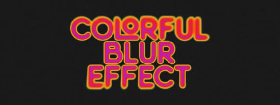 How to Make a Colorful Blur Effect in Photoshop