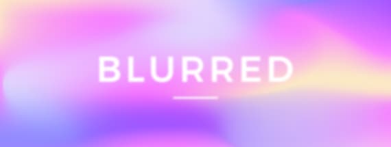 How to Make a Colorful Blurred Background