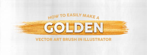 How to Make a Golden Art Brush in Illustrator From an Image