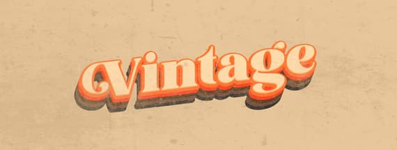 How to Make a Vintage Text Effect in Photoshop