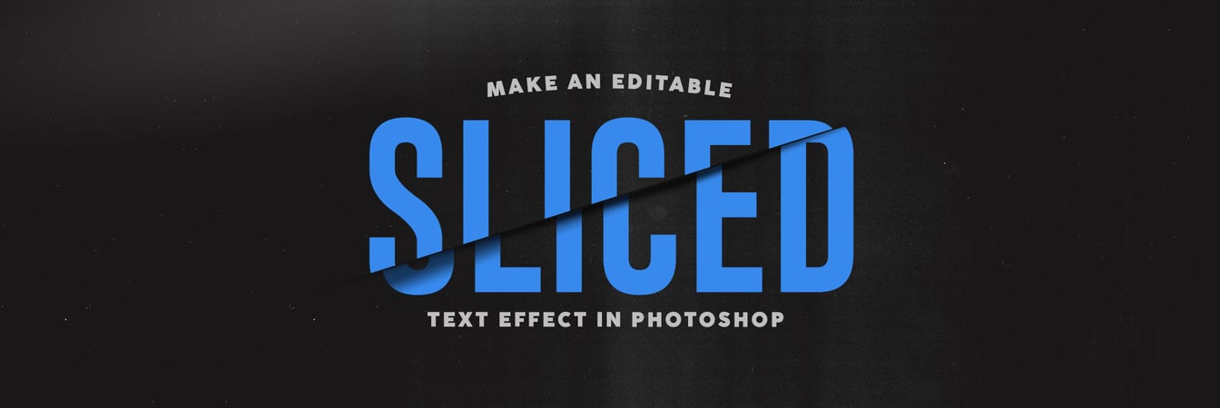 How to Make an Editable Sliced Text Effect in Photoshop