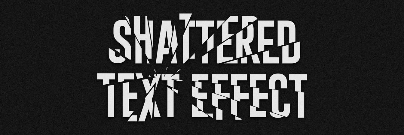 How to Quickly Make a Shattered Text Effect in Illustrator