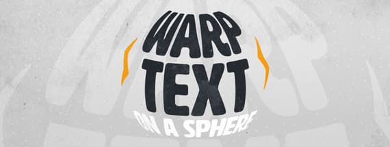 How to Warp Anything on a 3D Sphere in Illustrator