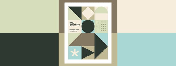 Design a Modernism Inspired Poster from Scratch with Illustrator