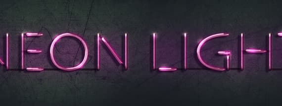 Create an Easy Neon Light Text Effect in Photoshop