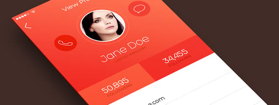 How to Design an iOS 7 inspired iPhone App Screen