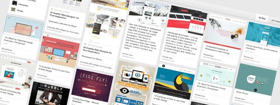8 Best Web Design Inspiration Pinterest Boards