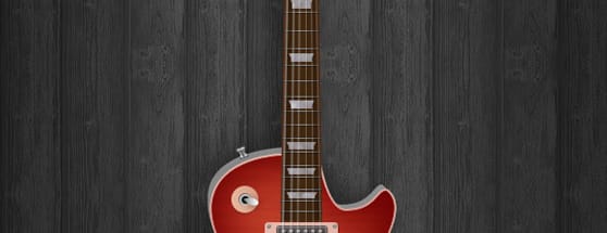 How to Illustrate a Realistic Guitar Using Photoshop