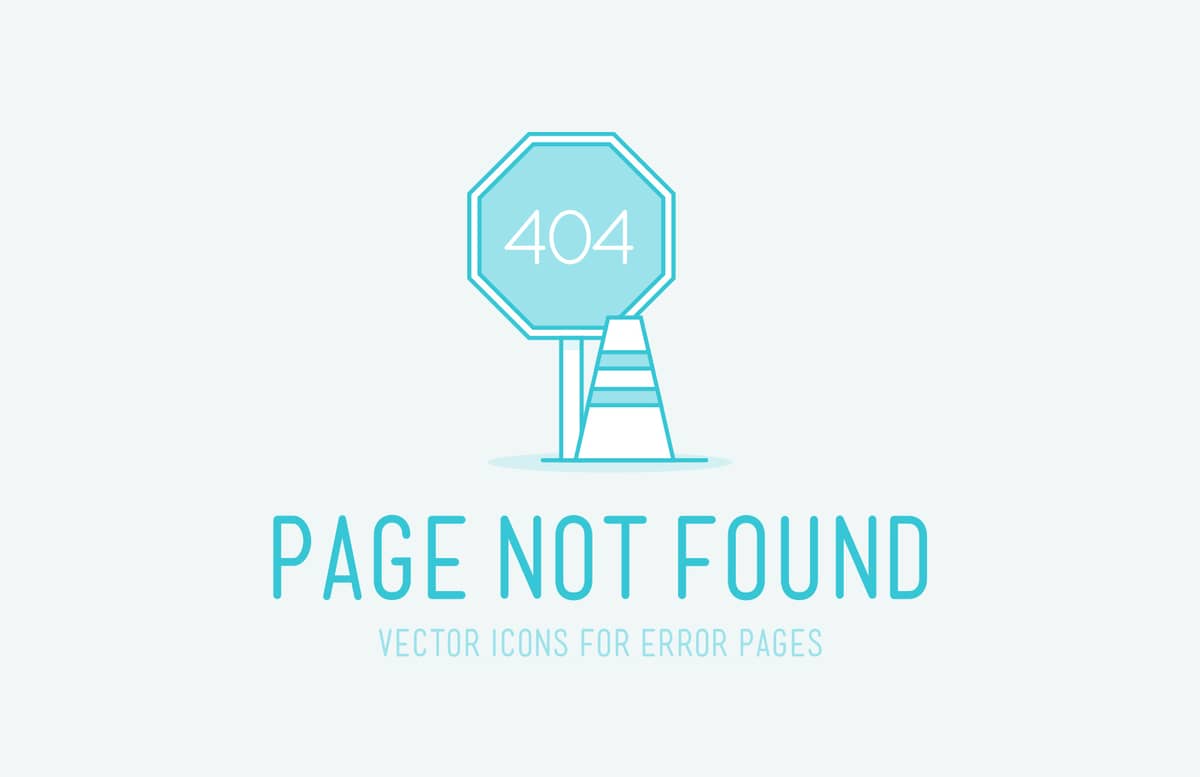 404  Error  Page  Vector  Icons  Preview 1