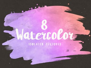 Watercolor Isolated Textures 2