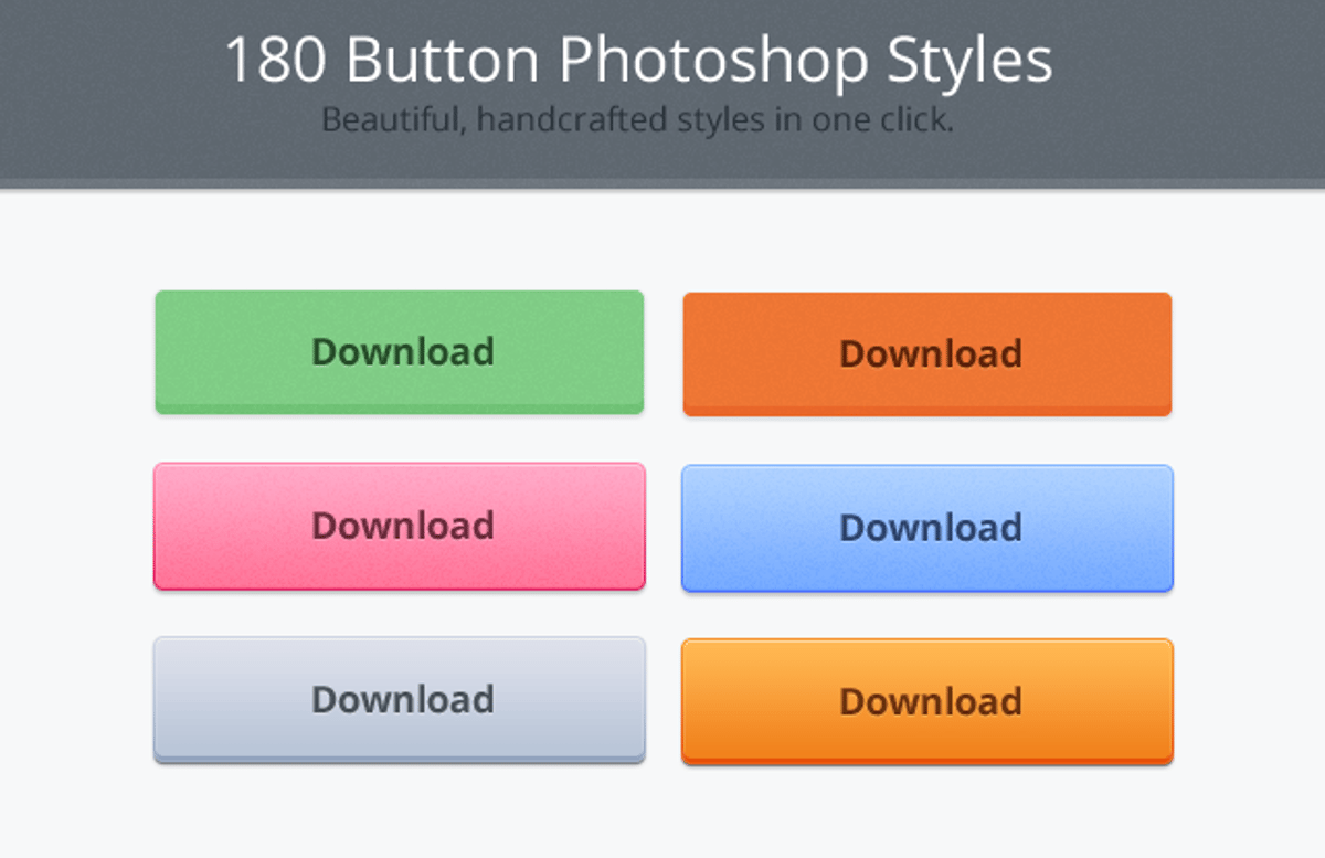 180  Photoshop  Button  Styles  Preview1