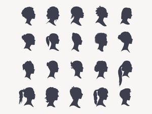 20 Head Silhouettes - Women Edition 2