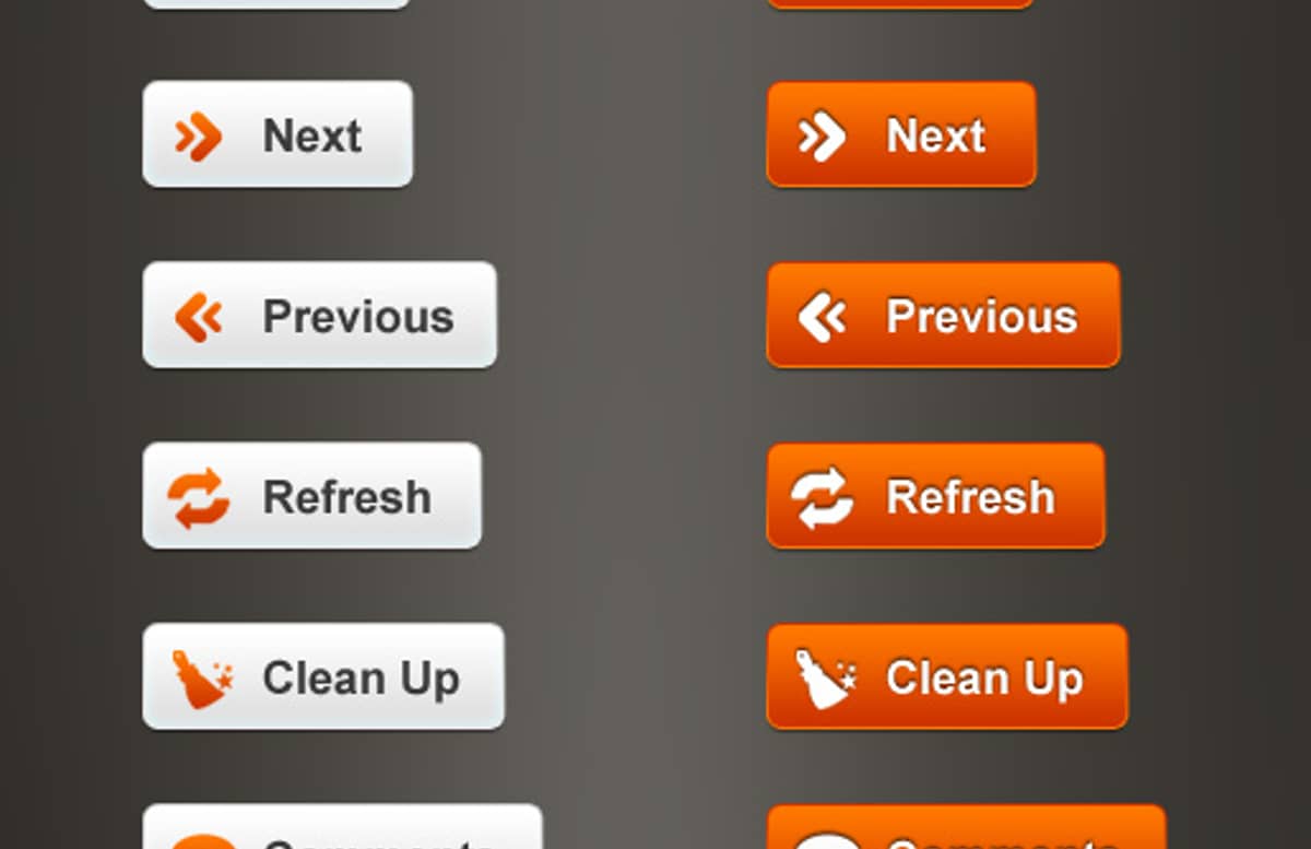 25 Professional Web Buttons Preview