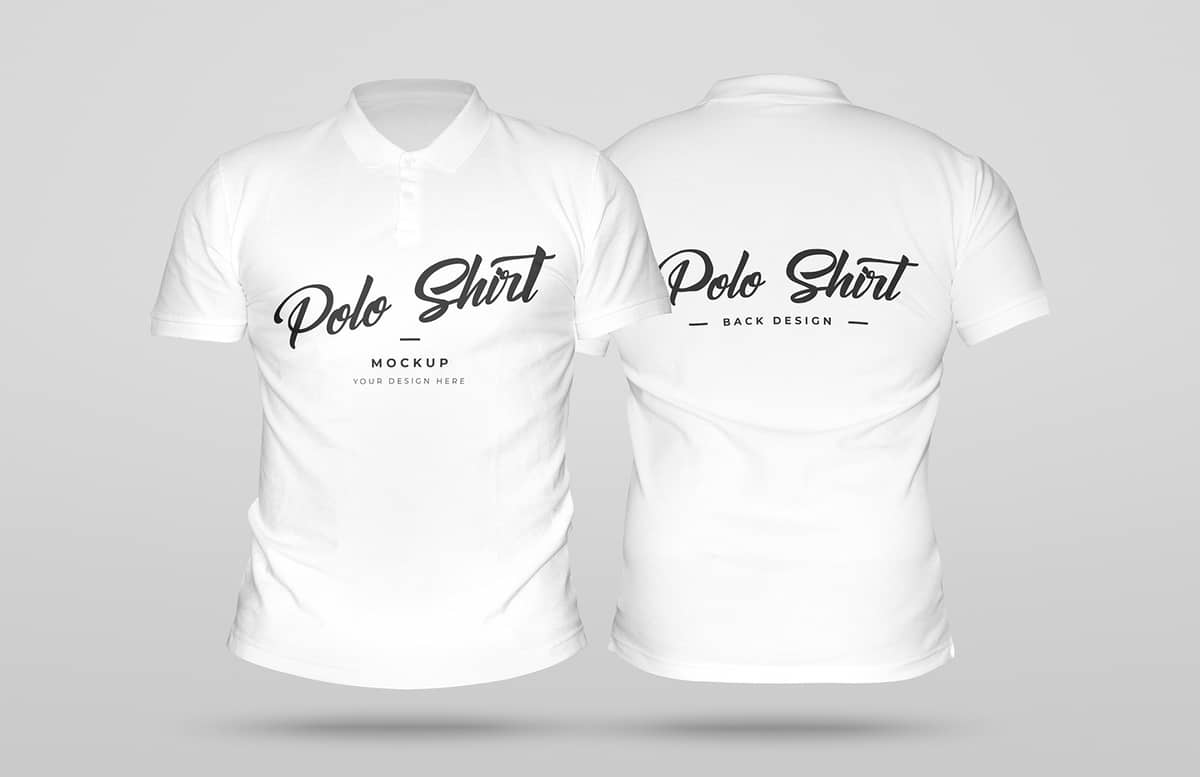 3 D Polo Shirt Mockup Preview 1