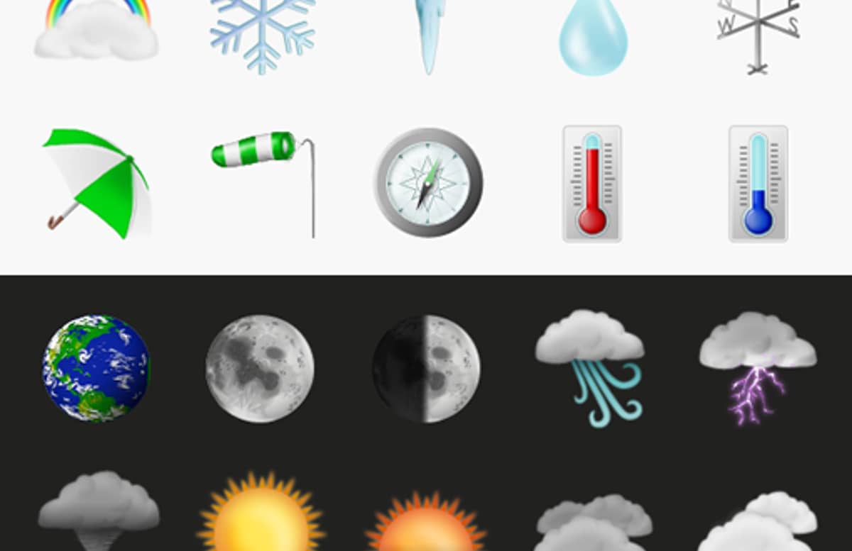 Weather Icons Preview