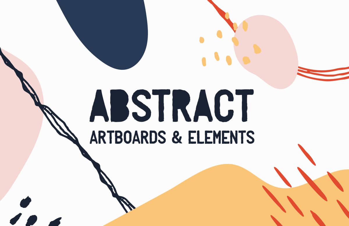 Abstract Artboards And Elements Preview 1